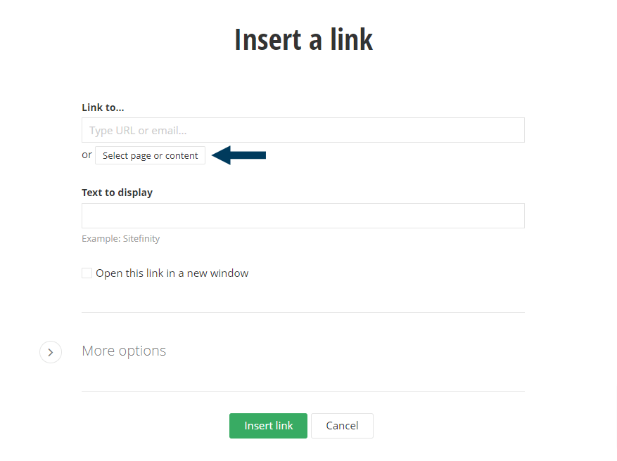 Insert A Link