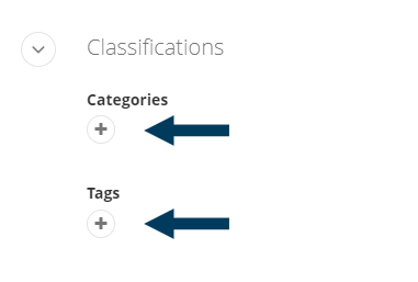 Classification and Tags