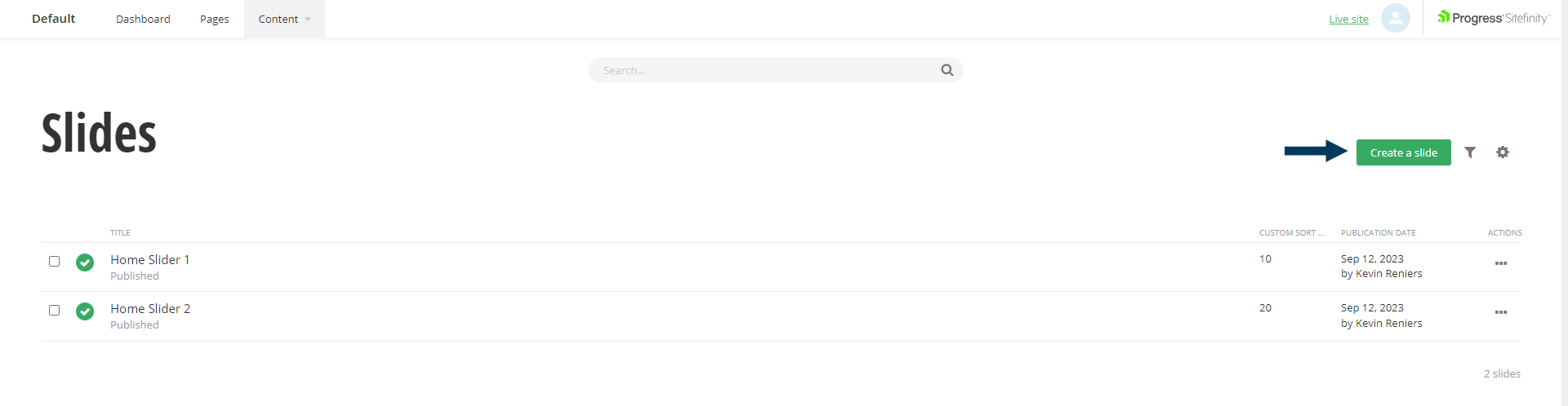 Create a Slide Button