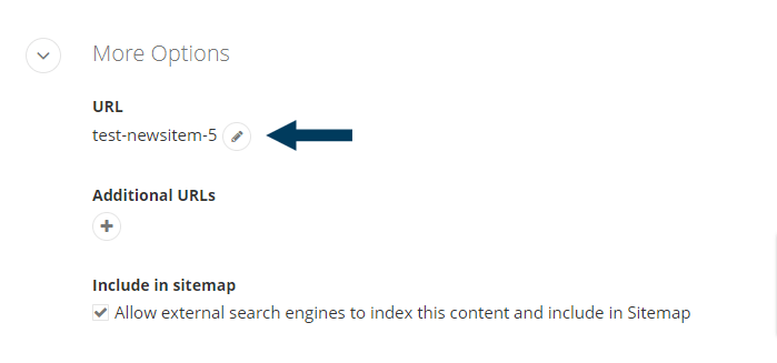 Check and Edit URL