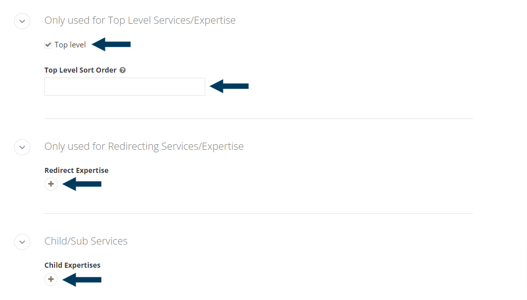 Expertises-Edit Expertise specific content