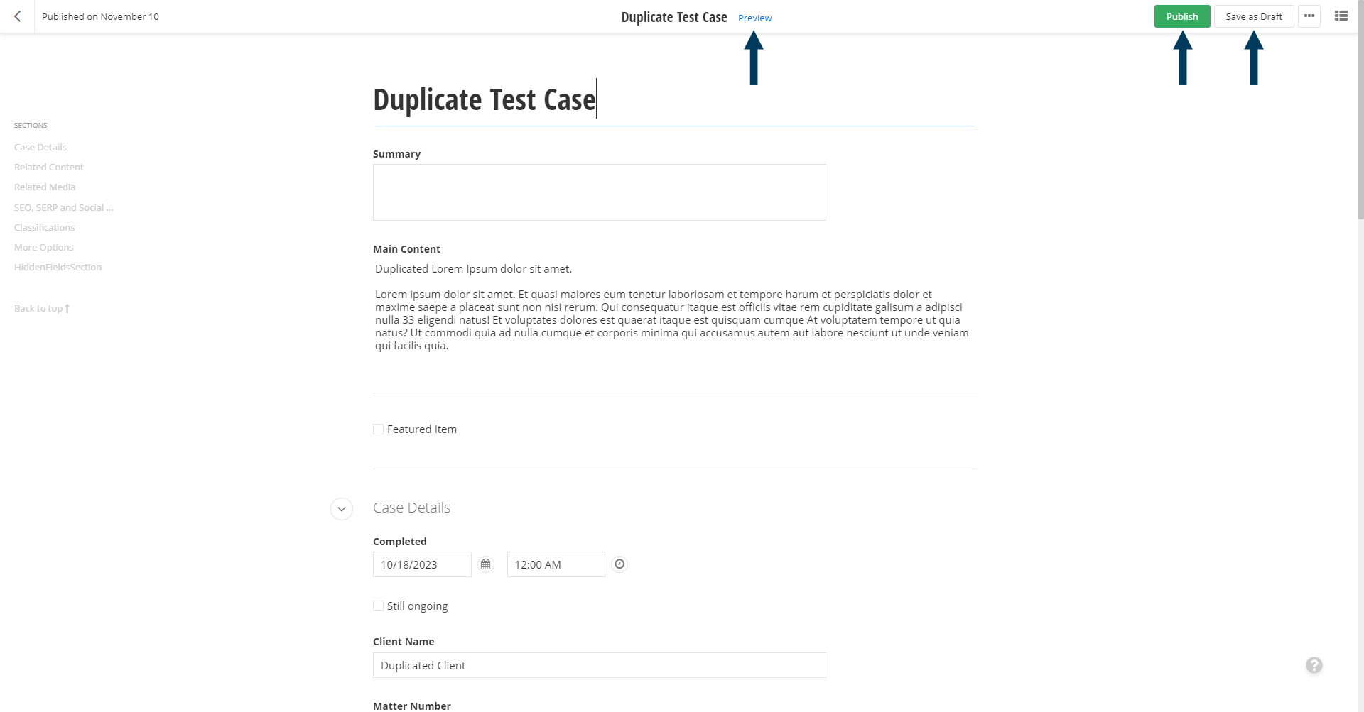 Make Edits and Update Status