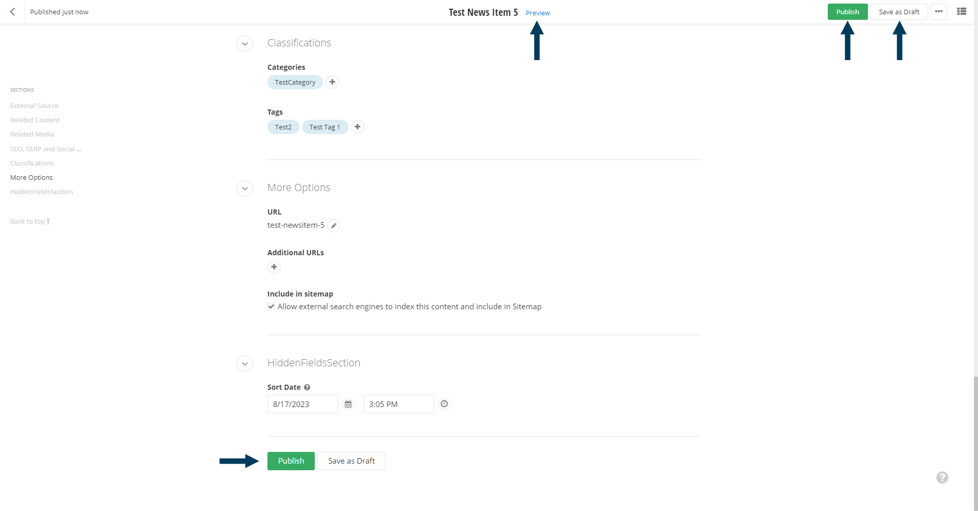 Update Status