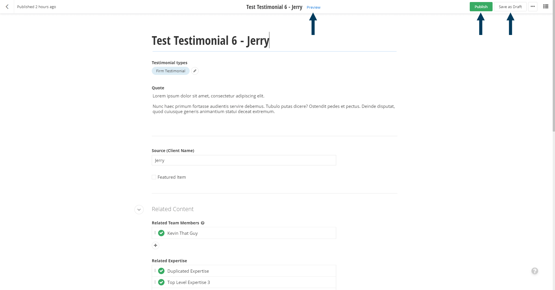 Update Status