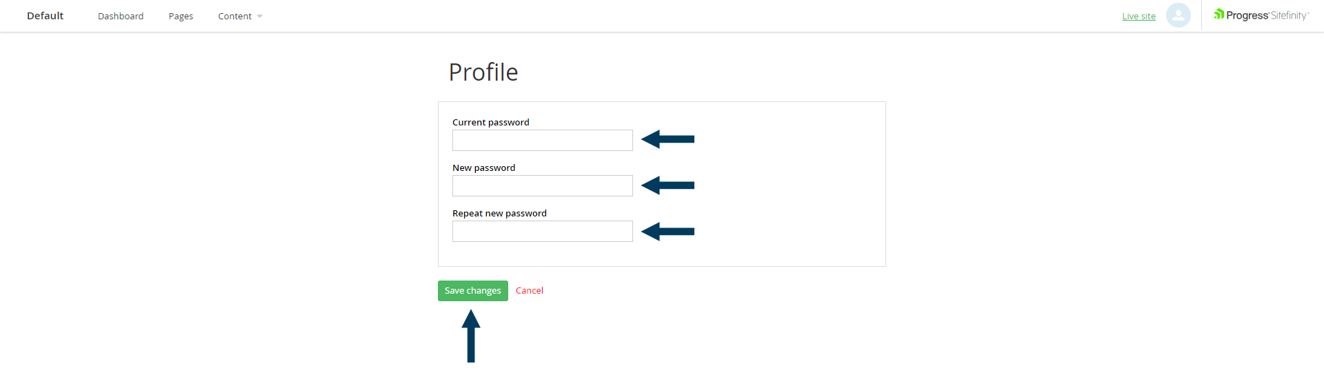 Update Password