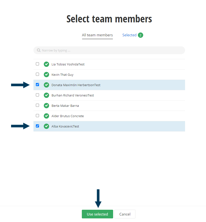 Select Multiple in Show All