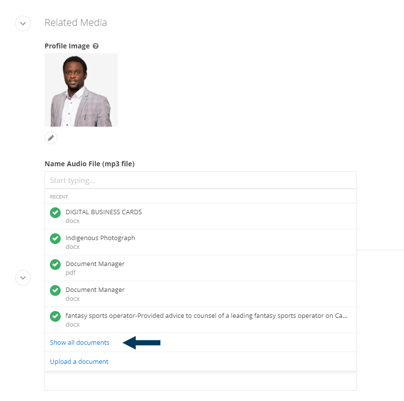Add Related Audio