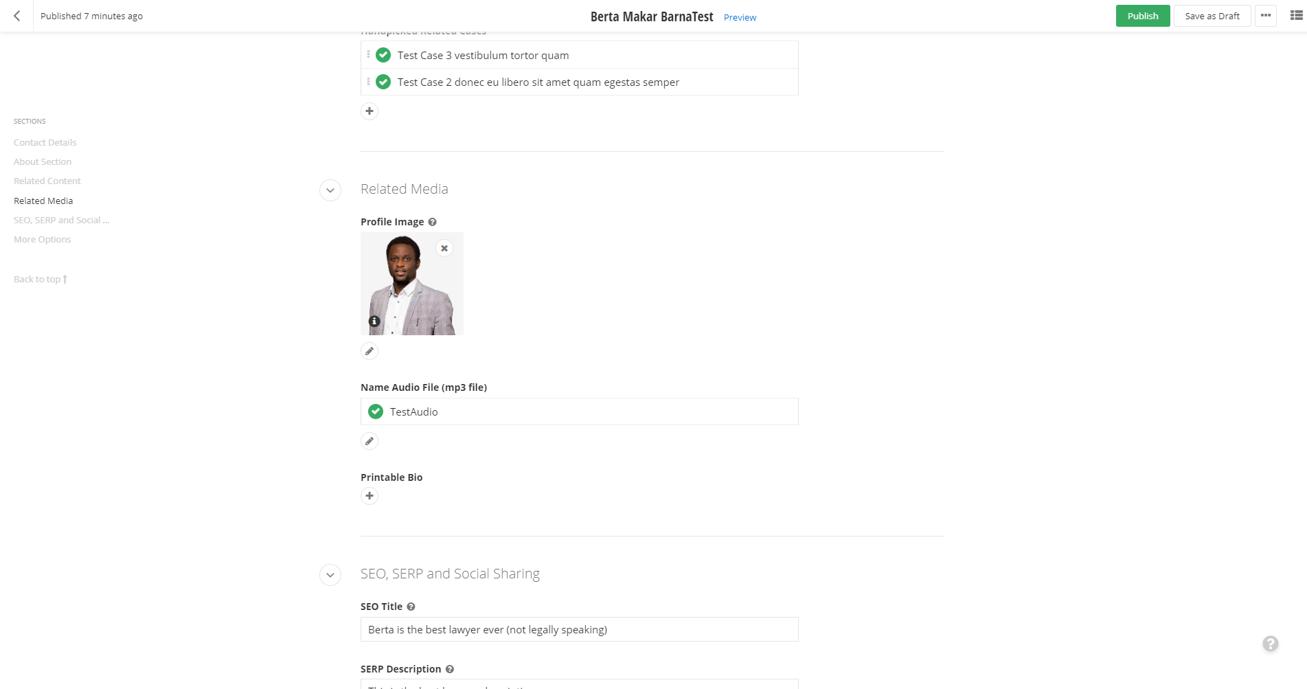 Team Member with related image