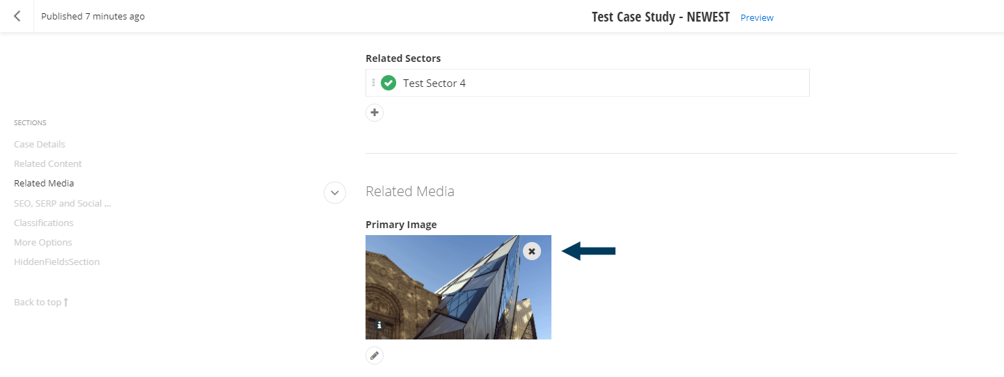 Remove Primary Image