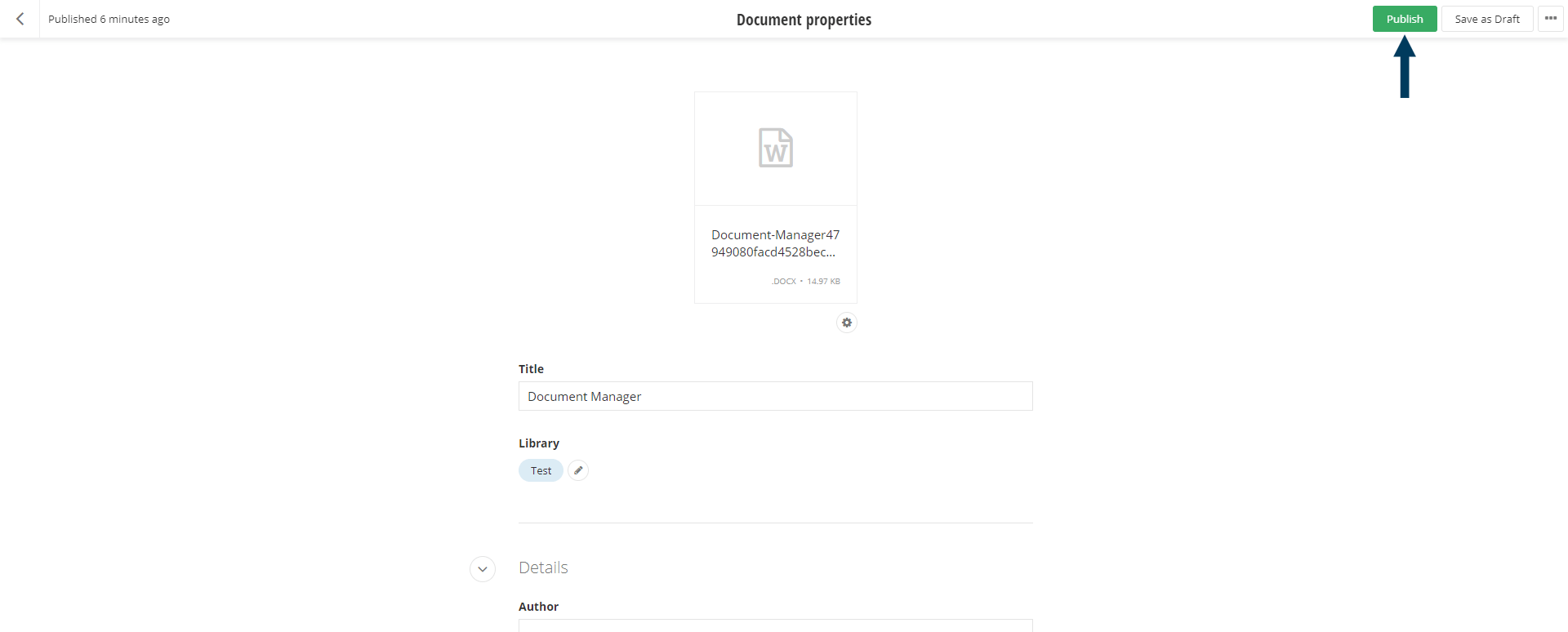 Document Poperties