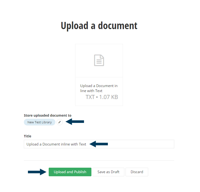 Chose Library and Display Text