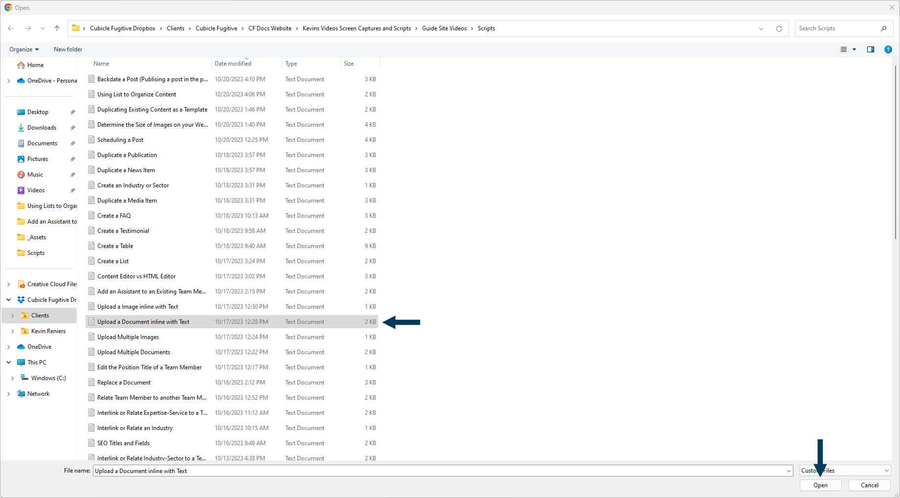 Select File