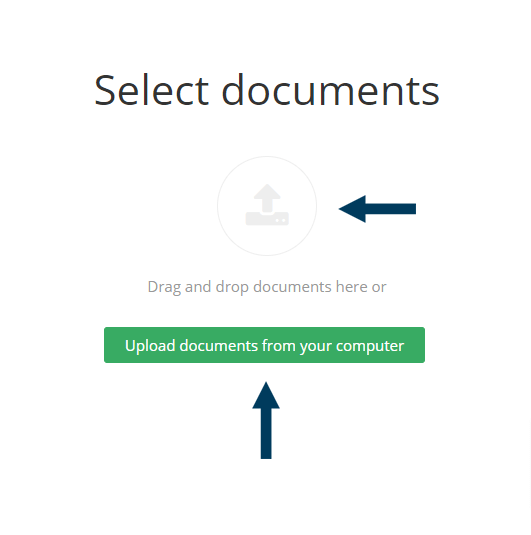Drag on Files or Select From Computer