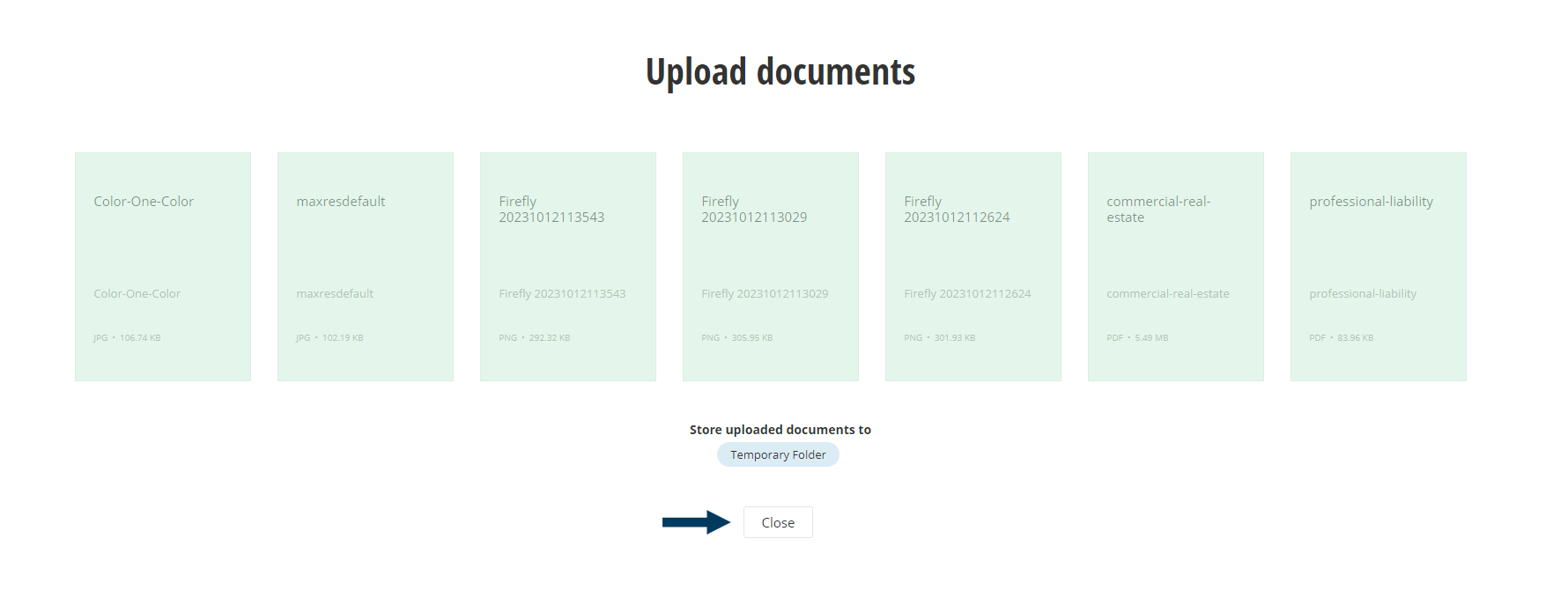 Documents Uploaded