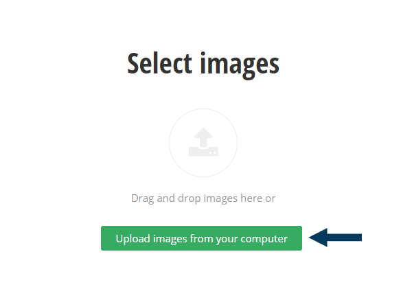 Drag Images or Click Button
